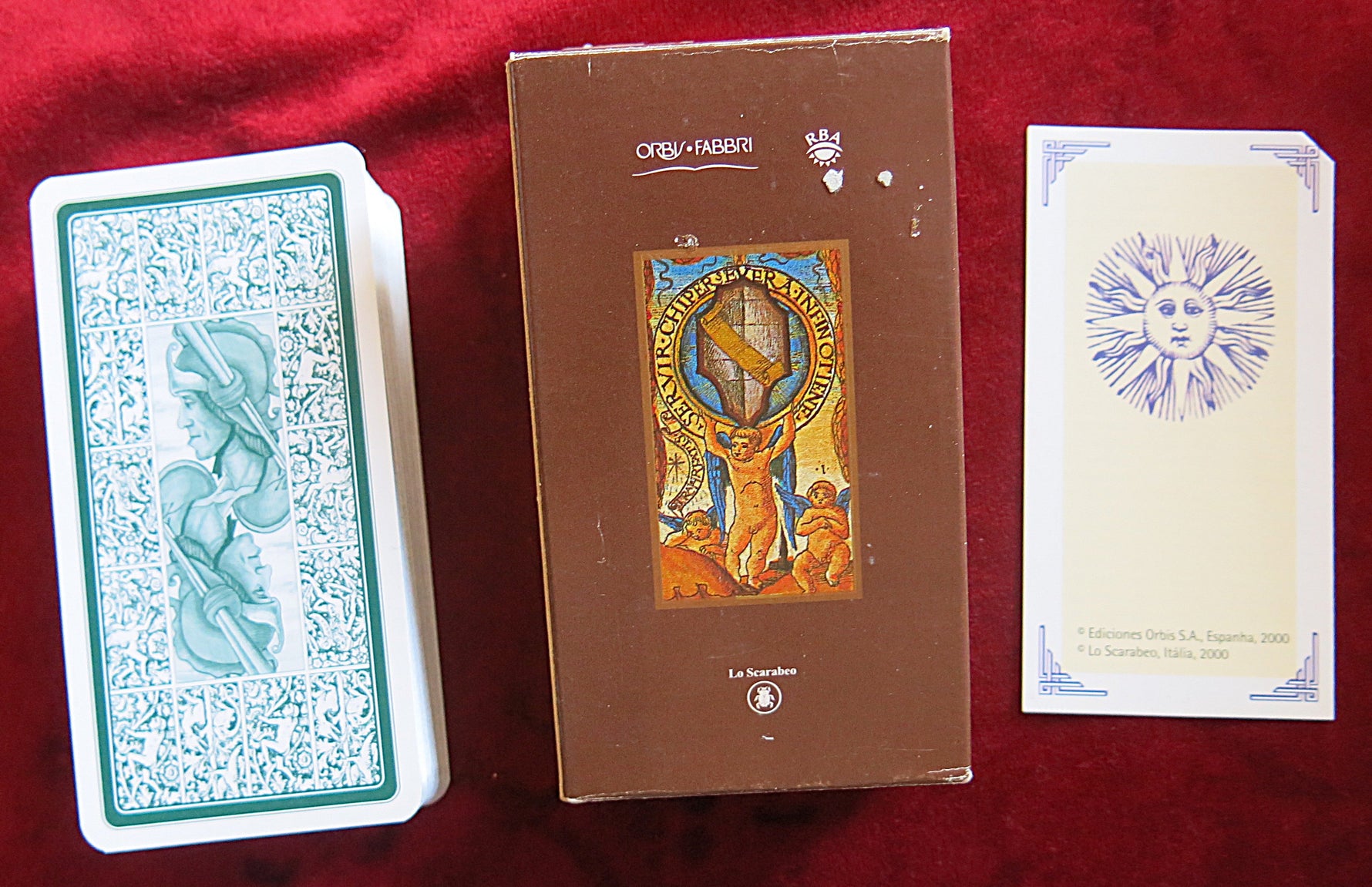 Tarot Alquímico – Lo Scarabeo / Orbis 2000 – The Art of Tarot Collection (Tarot Alchimique – Collection L’Art du Tarot – Édition 2000)