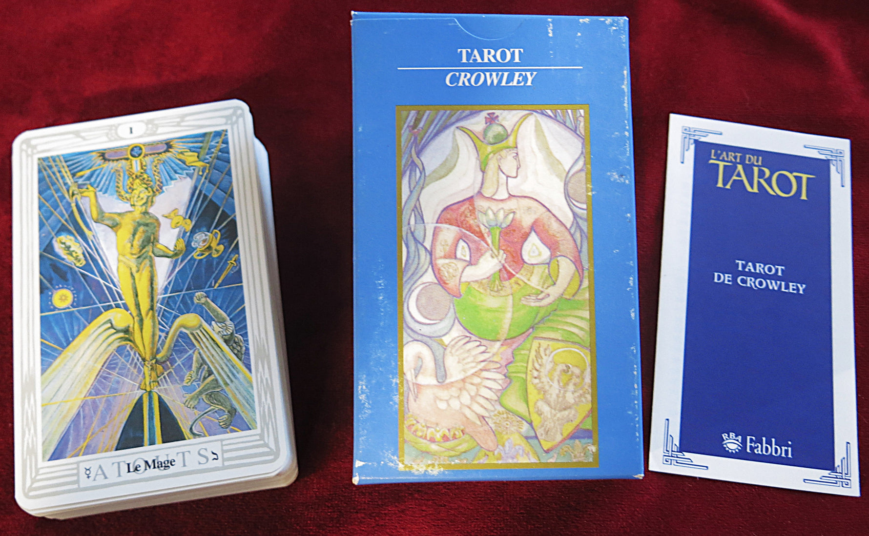 Thoth Tarot by Aleister Crowley & Lady Frieda Harris – Fabbri / Lo Scarabeo – French Edition