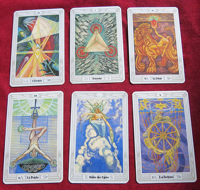 Thoth Tarot d'Aleister Crowley &amp; Lady Frieda Harris – Fabbri / Lo Scarabeo – Édition Française – 78 Cartes