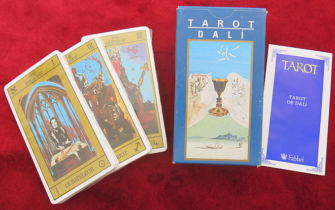 Lot of 3 for Patrick Tarot Dali 2000 - RARE - Salvador Dalí Tarot Card