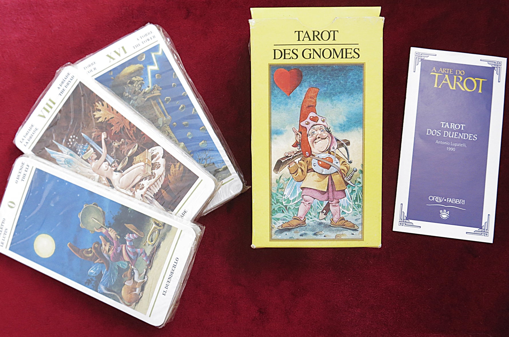 Tarot des Gnomes – Rare Fantasy Elf Tarot Deck, 2001