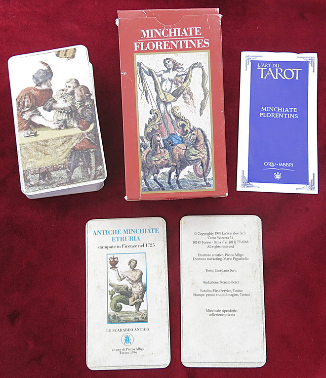Minchiate Florentine Tarot – Orbis Fabbri 2000 – 97 Cards – Rare Edition
