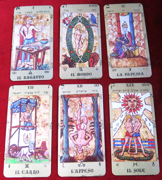 Besançon 1890 & Italian Artisan Mini Decks in Wooden Box – 2 Miniature Handcrafted Decks