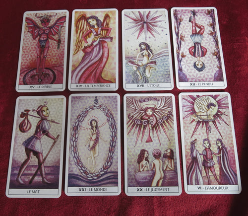 Mignon Tarot de Marseille - jeu de tarot anime 