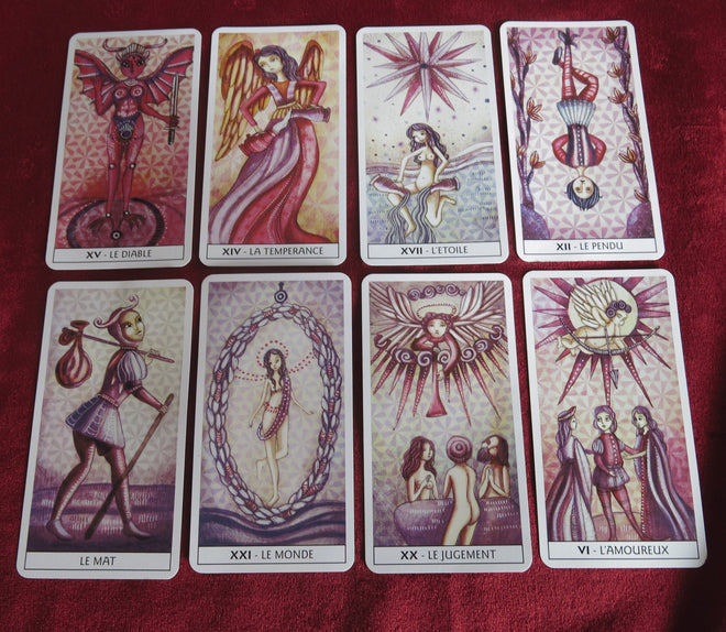 Mignon Tarot de Marseille - jeu de tarot anime 