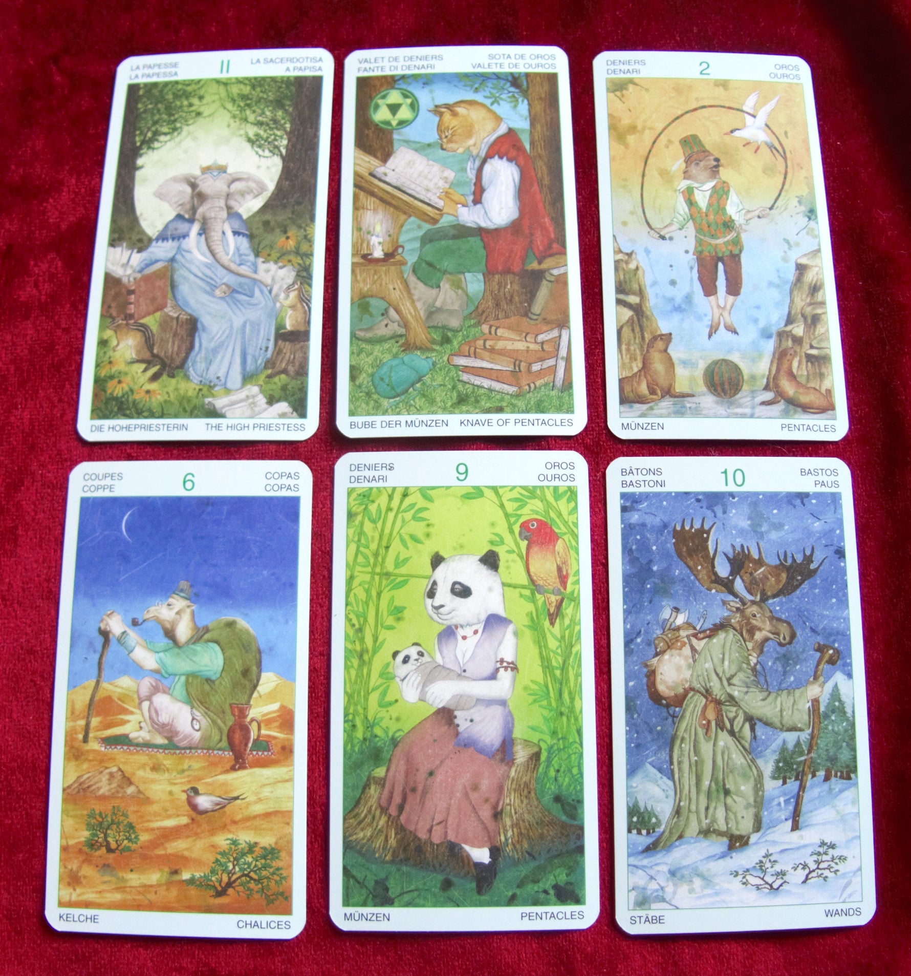 Tarot of the Animal Lords – Lo Scarabeo (2003) – Rare Anthropomorphic Deck