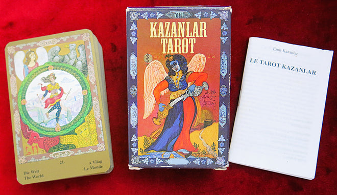 Kazanlar Tarot cards - Persian style artwork, multi-cultural deck theme, Kabbalah Tree of Life divination, very rare tarot