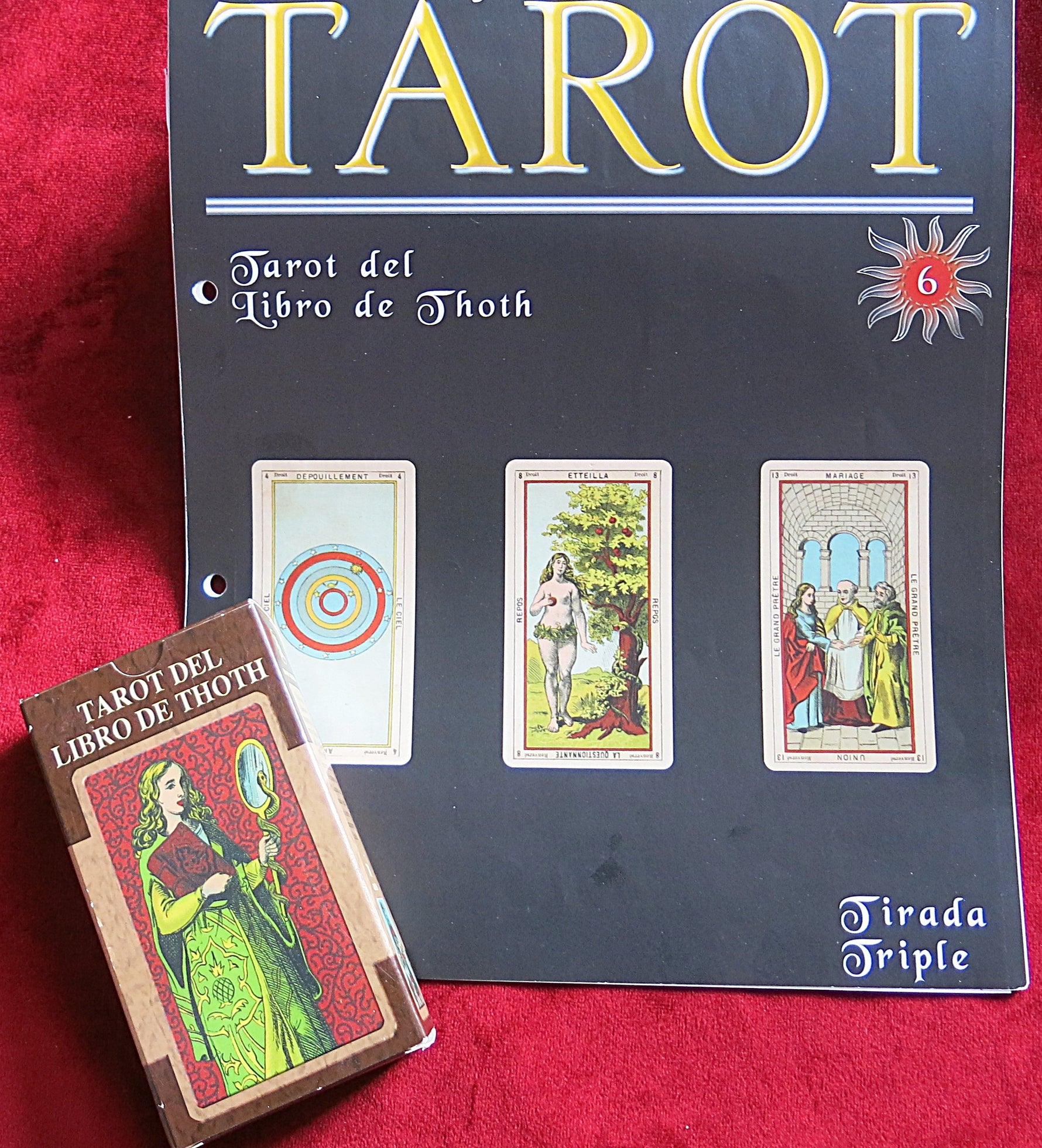 The book of Thoth tarot 90s + Guide  - Thoth Inspired cards