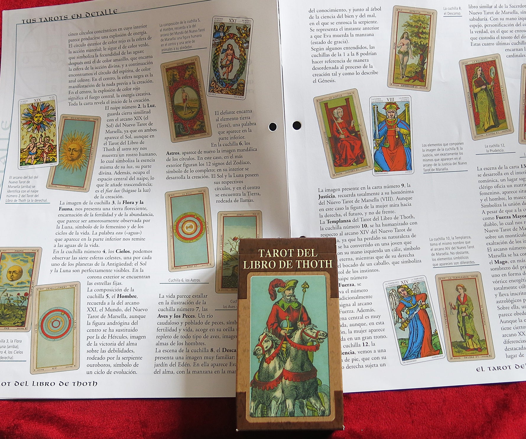 The book of Thoth tarot 90s + Guide  - Thoth Inspired cards