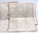 Manuel d'astronomie français ancien avec planches dépliantes (vers 1827)