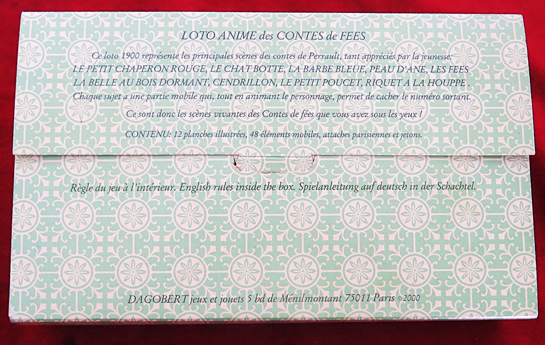 Old vintage game - Fairy tales - CHARLES PERRAULT - 80s