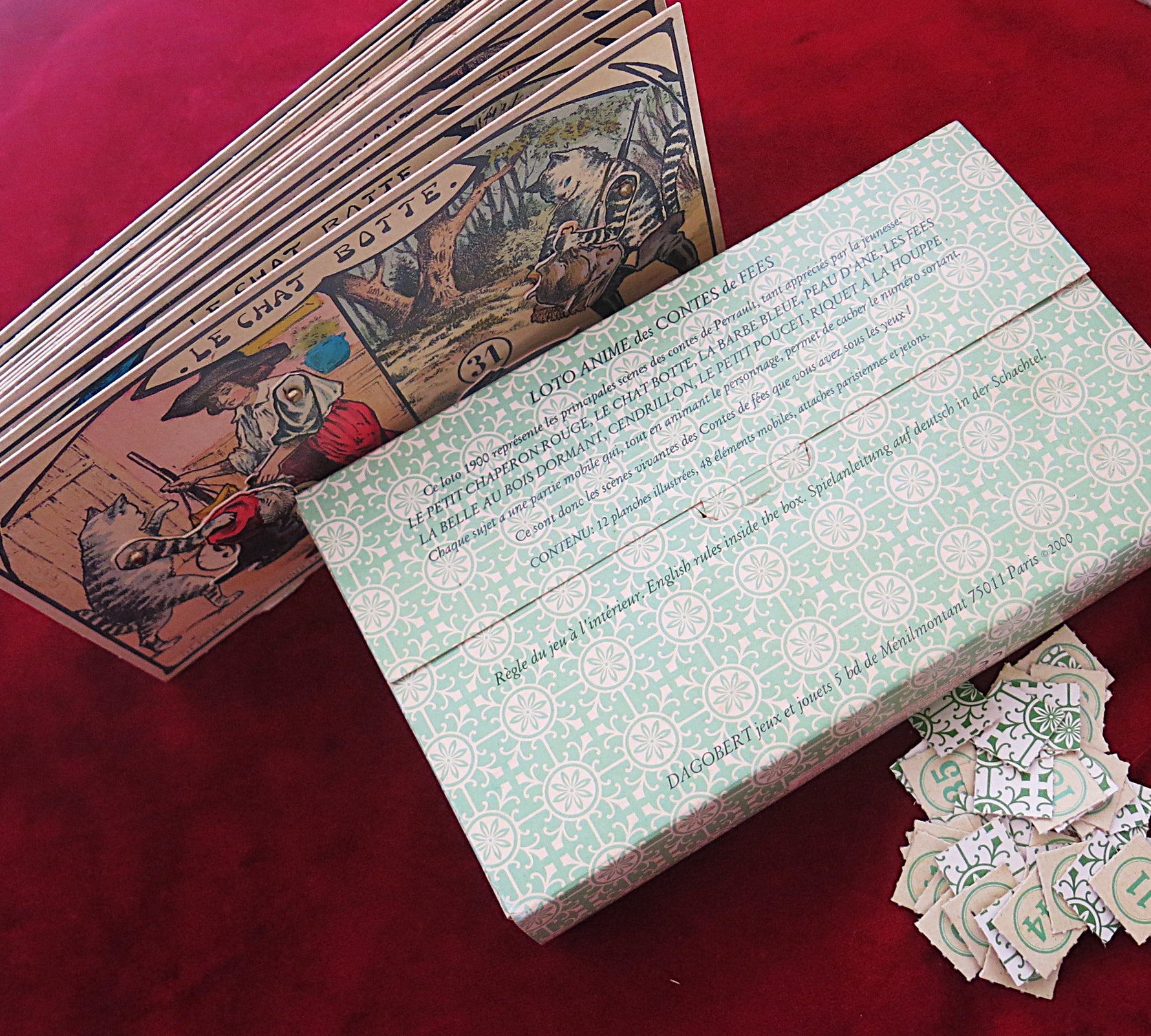 Old vintage game - Fairy tales - CHARLES PERRAULT - 80s