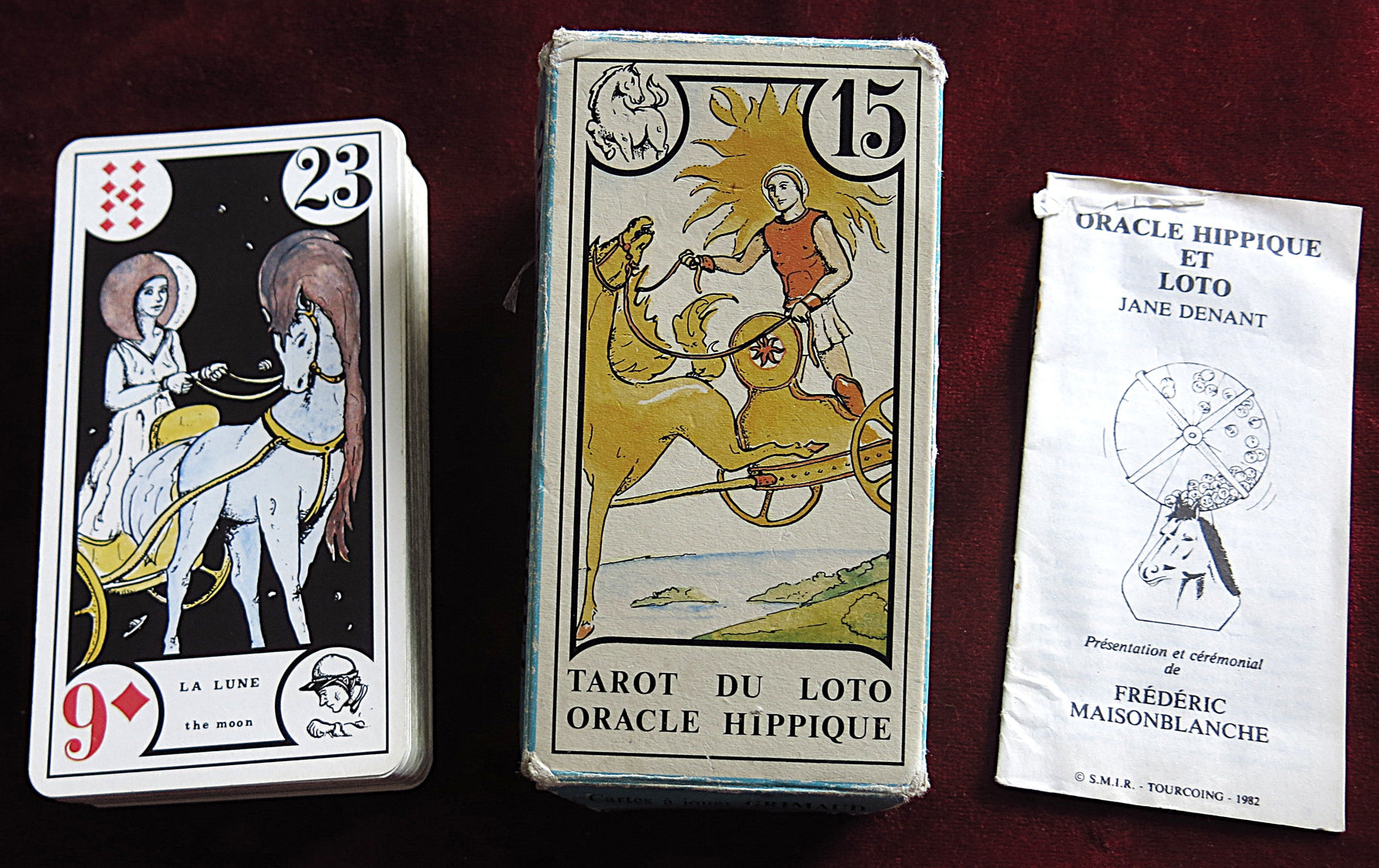 Rare Gambling Tarot 1982 – Oracle for Horse Betting & Lottery Predictions