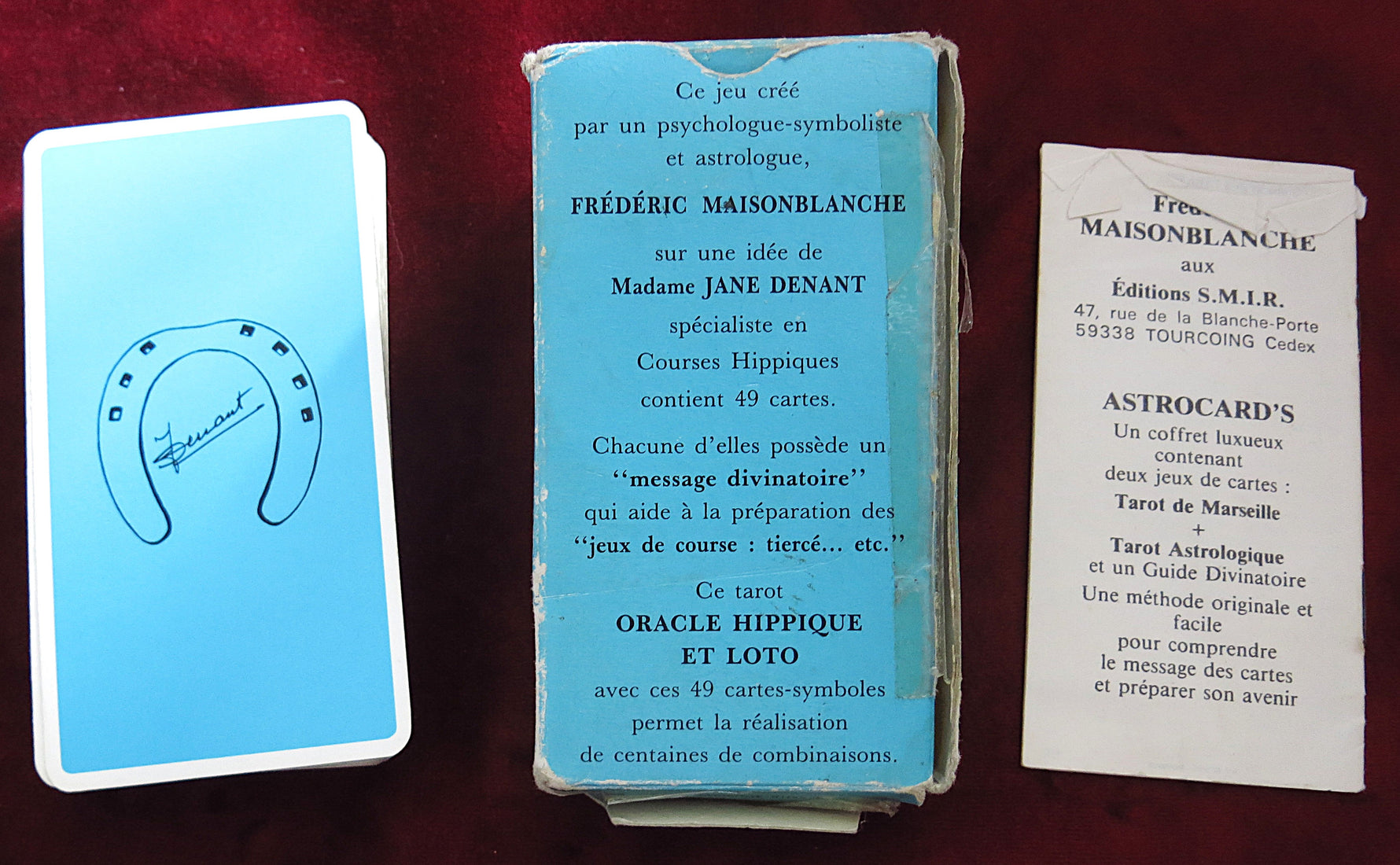 Rare Gambling Tarot 1982 – Oracle for Horse Betting & Lottery Predictions