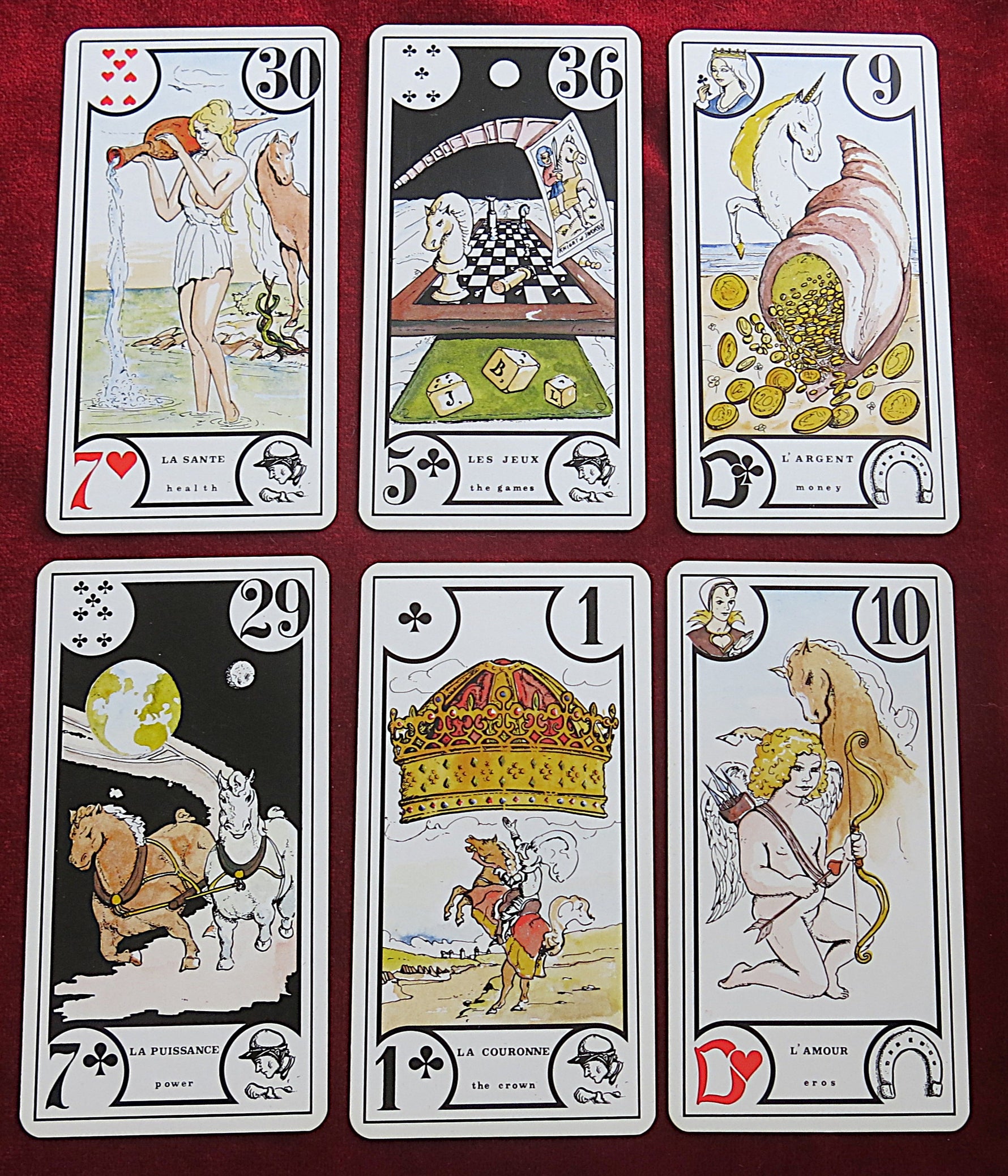 Rare Gambling Tarot 1982 – Oracle for Horse Betting & Lottery Predictions