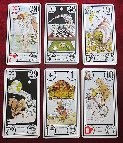 JEU DE HASARD - Cartes de hasard vintage 1982