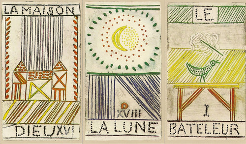 Tarot de Louttre B - 1981 - JEU TRÈS COLLECTIONNABLE - Tarot très difficile à trouver