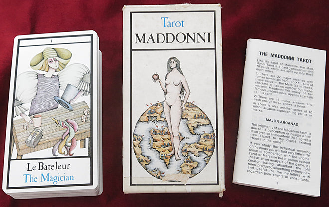 Tarot Maddonni – Silvia Maddonni – Grimaud 1981 – Rare Mysterious French Deck