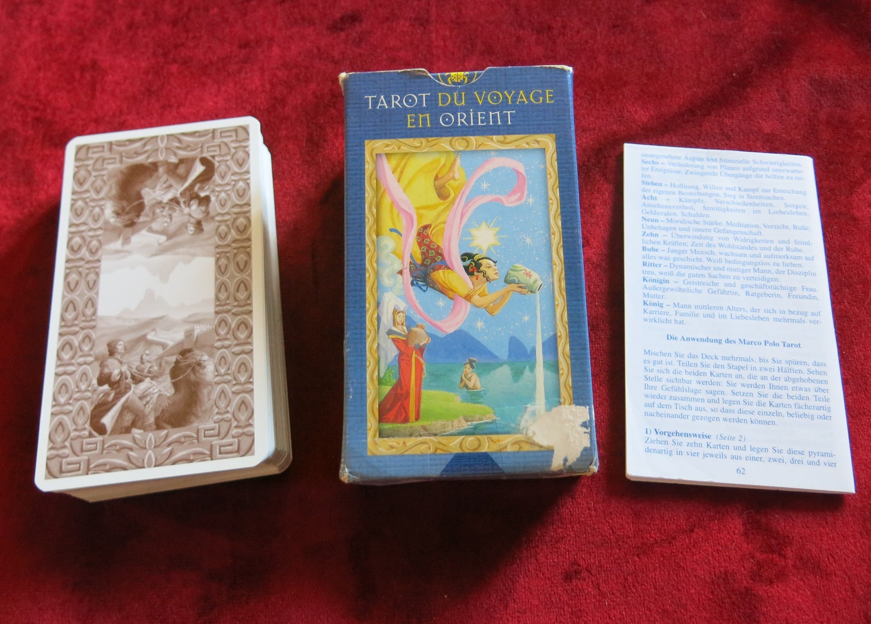 Tarot of the Journey to the Orient 2002 - Marco Polo Tarot - Asian tarot deck