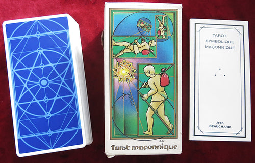 Tarot maçonnique original 1987 ! - Jean Beauchard – France Cartes 1987 – Rare jeu de tarot franc-maçonnerie