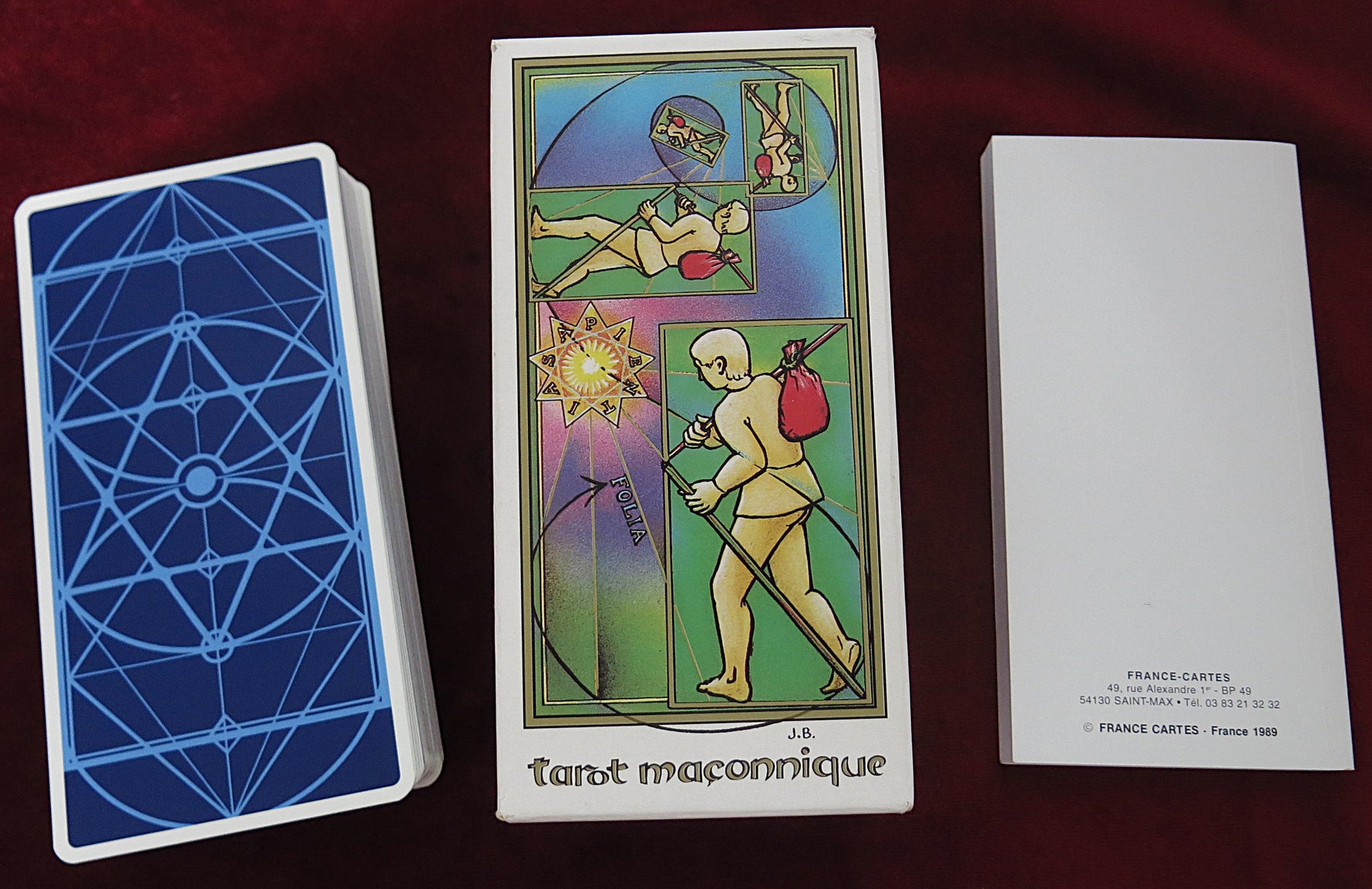 Original Masonic Tarot 1987! - Jean Beauchard – 1987 – Rare Freemasonry Deck