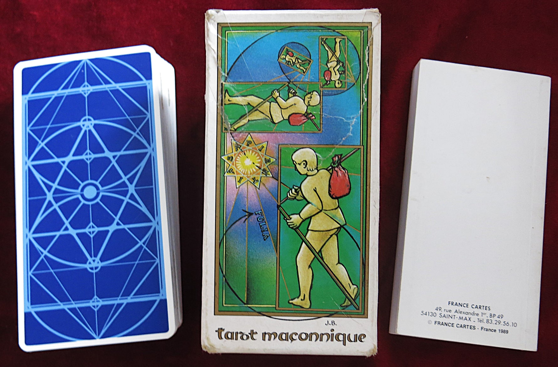 Original Masonic Tarot 1987! - Jean Beauchard – 1987 – Rare Freemasonry Deck