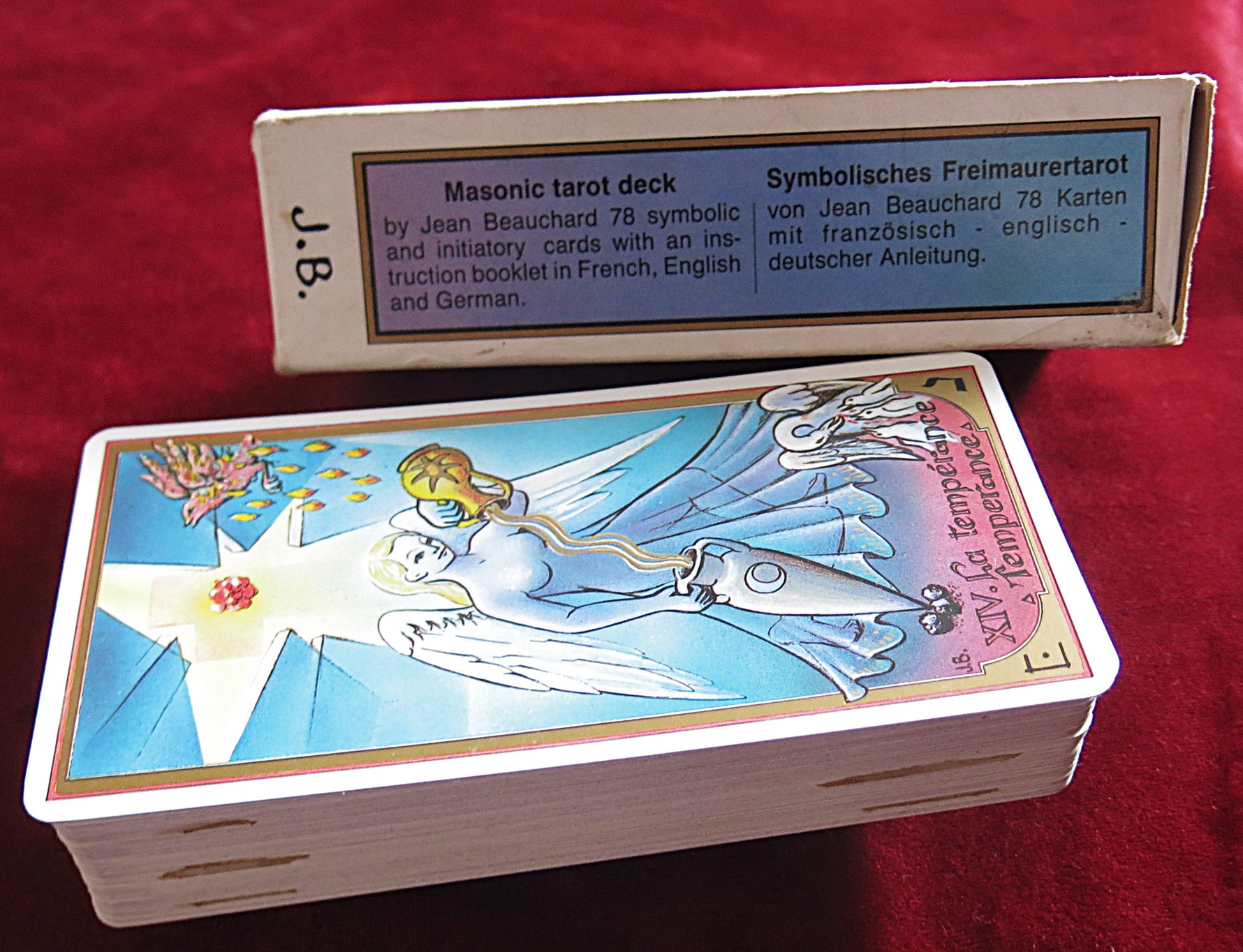 Original Masonic Tarot 1987! - Jean Beauchard – 1987 – Rare Freemasonry Deck