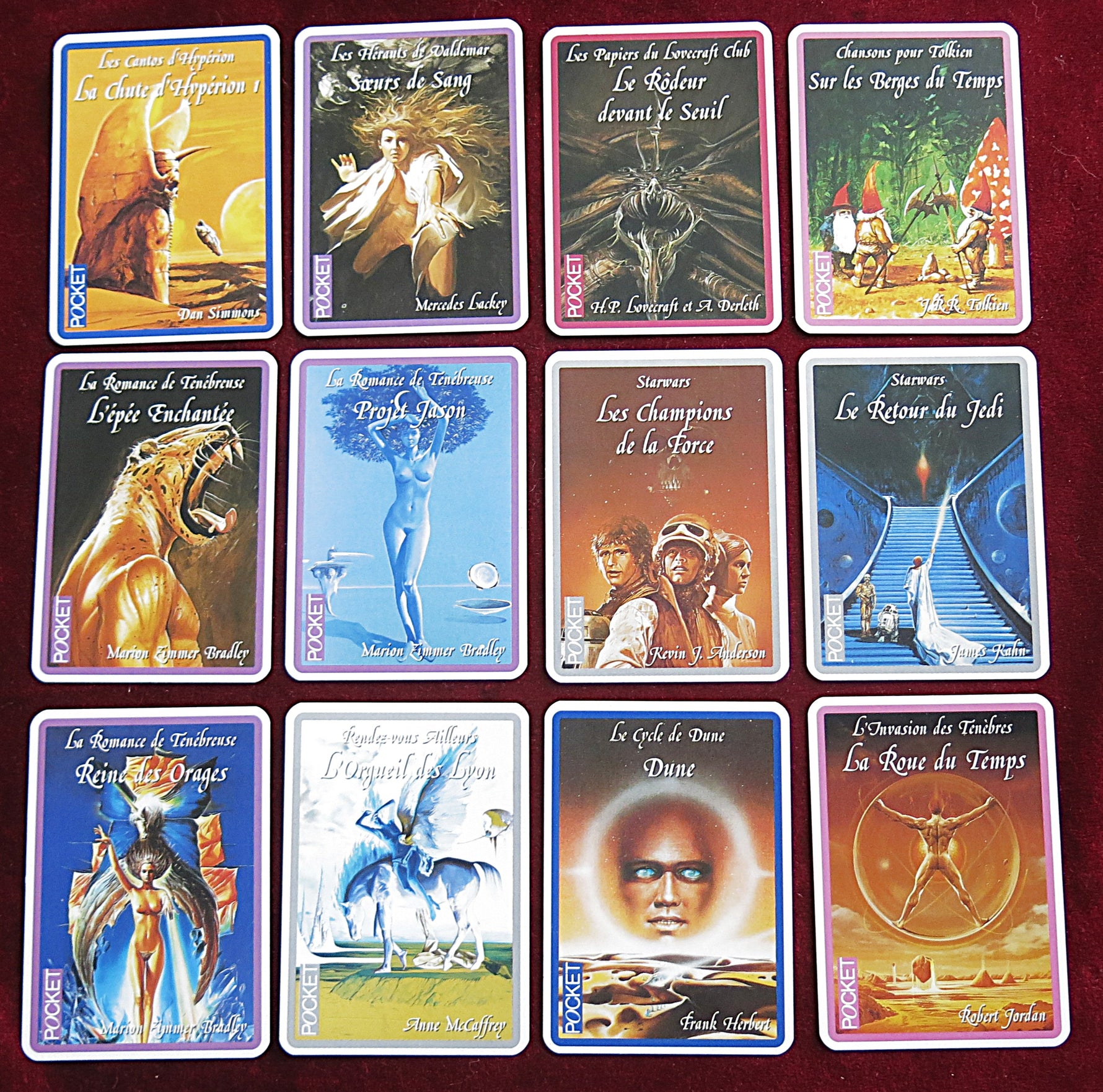 Jeu-questionnaire Rétro Science-fiction et Fantastique Années 1990 – Le Jeu des Mondes – Dune, Tolkien, Asimov