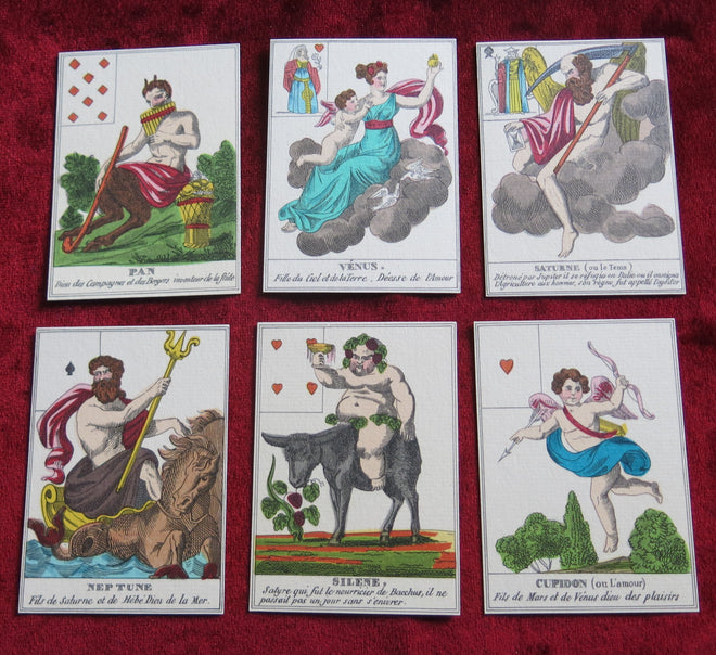 Greek Mythology oracle 1983 - Jeu Mythologique France cartes - Jeu de collection ULTRA RARE - Oracle of Cupidon