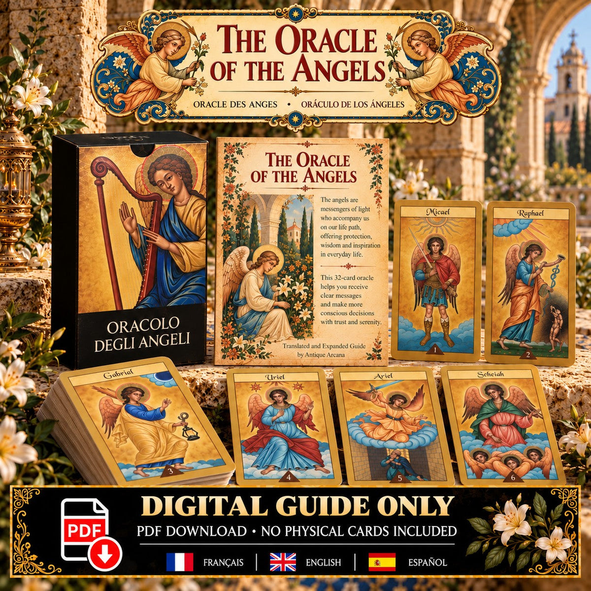 Oracle des Anges – Guide numérique PDF (anglais, français et espagnol)