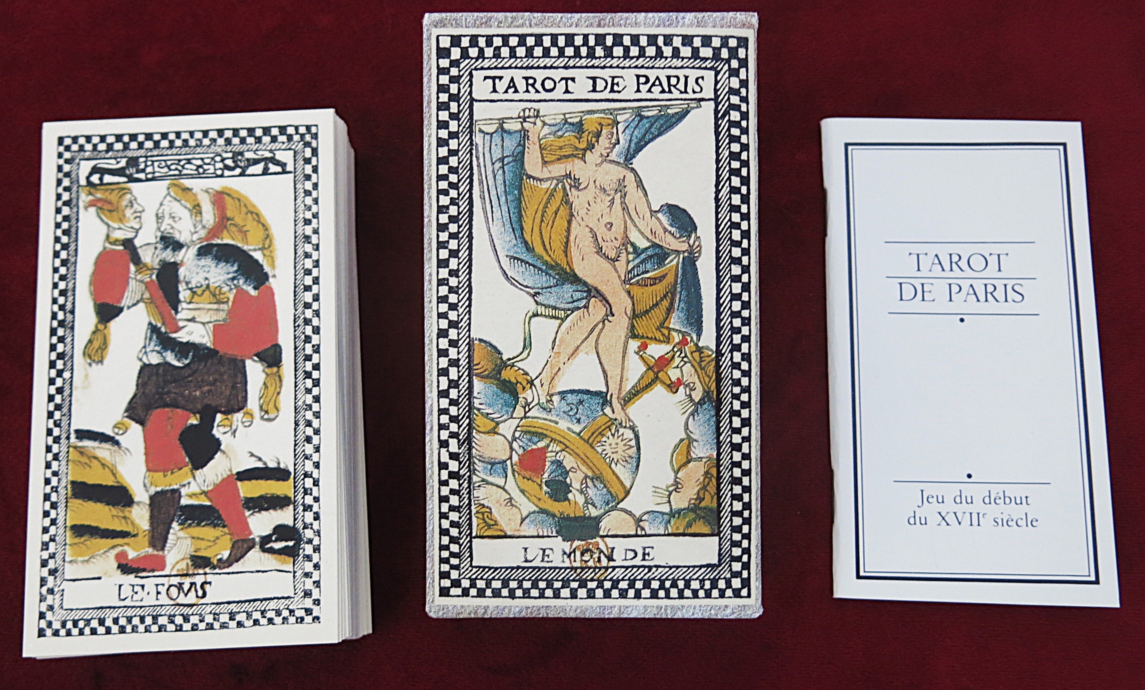 Rare 1984 Paris Tarot -The Anonymous Tarot de Paris