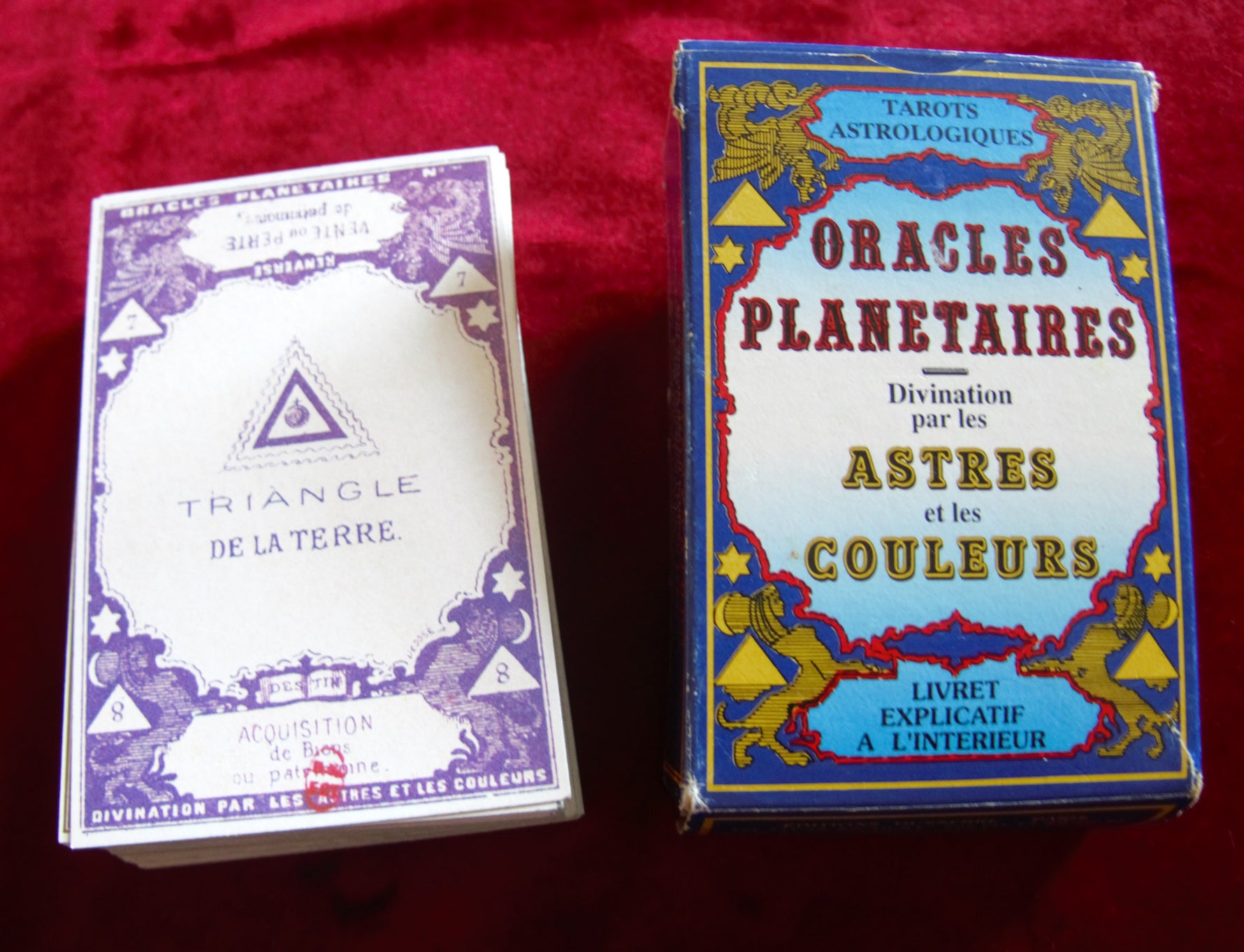 Planetary Oracles – Tarot of the Stars and Colours (1867 Reproduction)