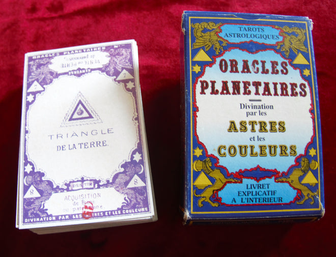 Planetary oracle - Oracles Planétaires - Hard to Find Fortune telling Cards
