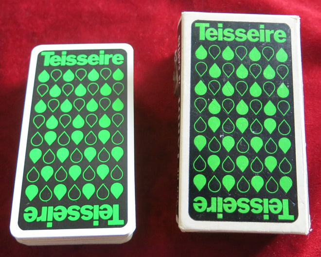 Advertising 80s French Tarot Game TEISSEIRE