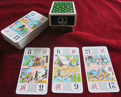 Advertising 80s French Tarot Game TEISSEIRE