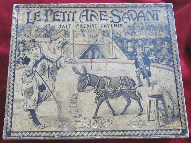 Le Petit Âne Savant – Antique French Fortune Telling Game – c.1890