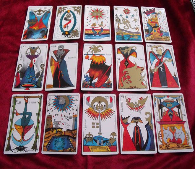 Le Tarot de la Rea 1982 - HIGHLY COLLECTIBLE DECK