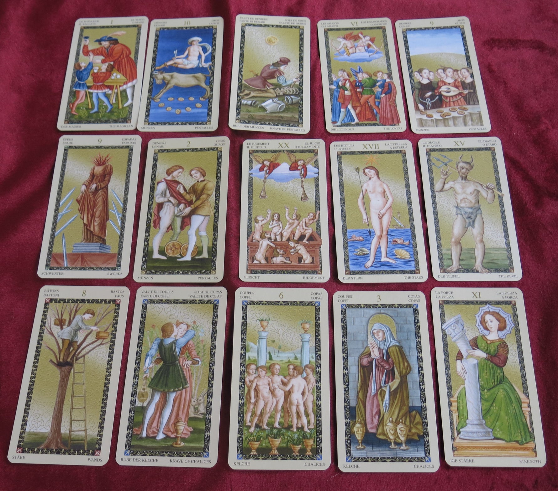 Renaissance Tarot + INSTRUCTIONS – Giorgio Trevisan (2006, Lo Scarabeo) - Salvat collection