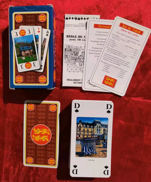 "Bretagne" Region in France: Set of 5 Vintage decks