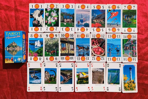 "Bretagne" Region in France: Set of 5 Vintage decks