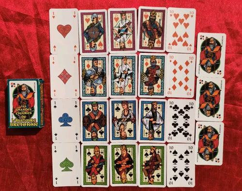 "Bretagne" Region in France: Set of 5 Vintage decks