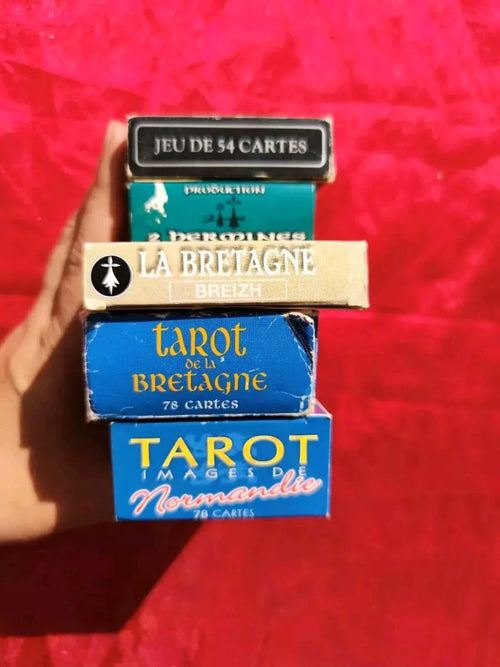 "Bretagne" Region in France: Set of 5 Vintage decks