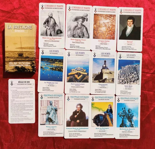 "Bretagne" Region in France: Set of 5 Vintage decks