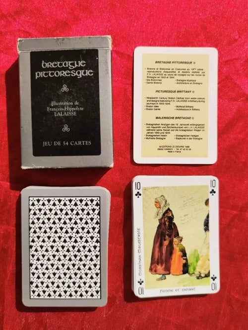 "Bretagne" Region in France: Set of 5 Vintage decks