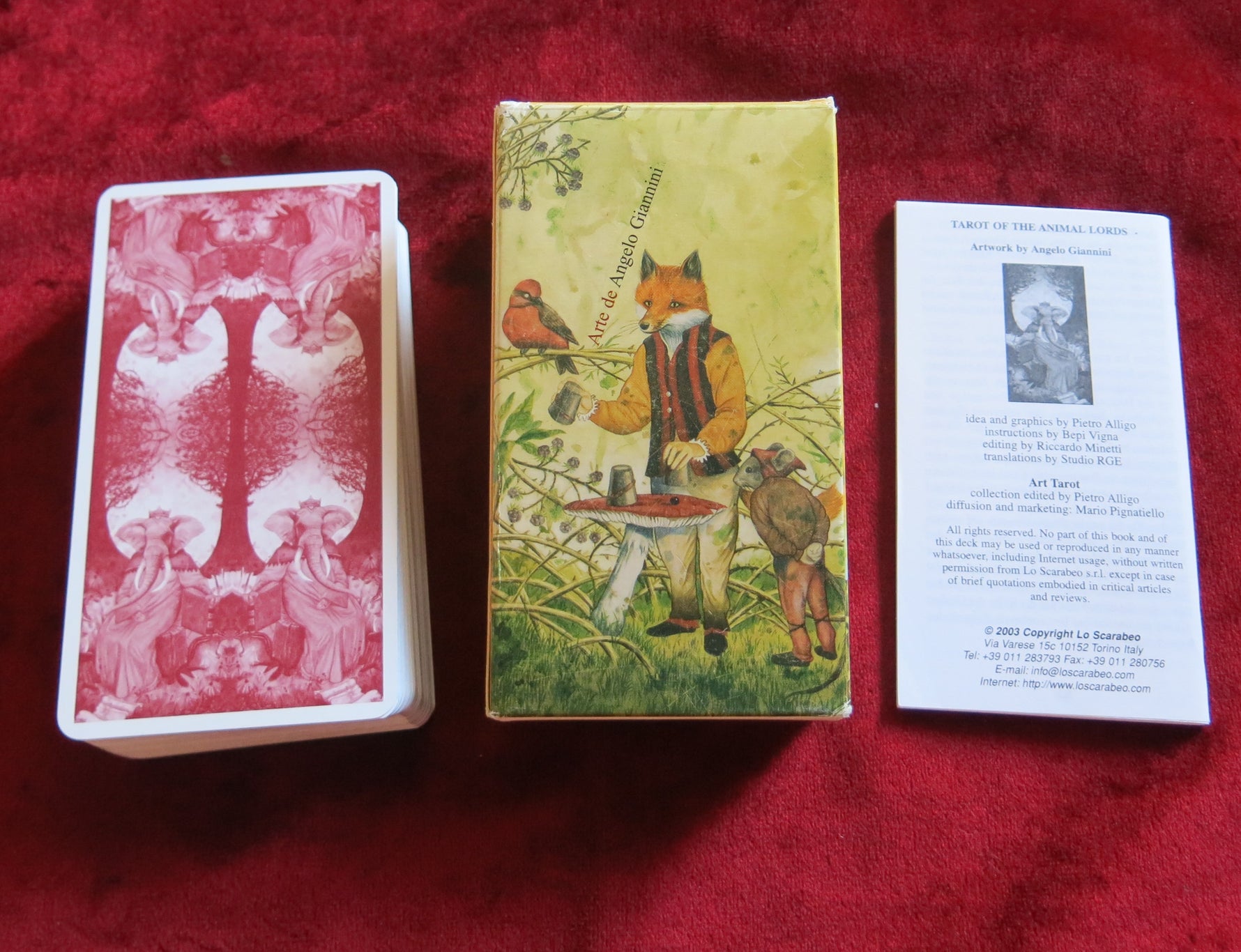 Tarot of the Animal Lords – Lo Scarabeo (2003) – Rare Anthropomorphic Deck