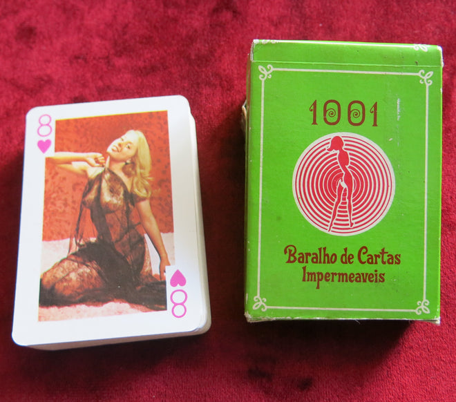 Vintage 1001 Collectible Nude girls Playing Cards, Beautiful Girls 1960's, Rare Playing Cards, Sexy Collectible Cards