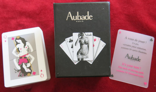 Cartes de jeu promotionnelles AUBADE Lingerie
