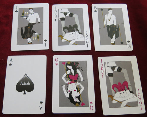 Cartes de jeu promotionnelles AUBADE Lingerie