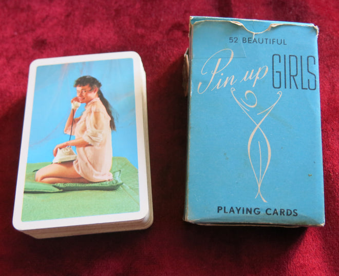 Denmark Pin up girls playing cards - Sexy Nudes girls - Denmark vintage deck of cards - 50s
