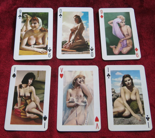 Sexyl Naughty Deck from the 60s, Erotic playing cards